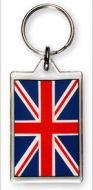 Union jack acrylic keyring